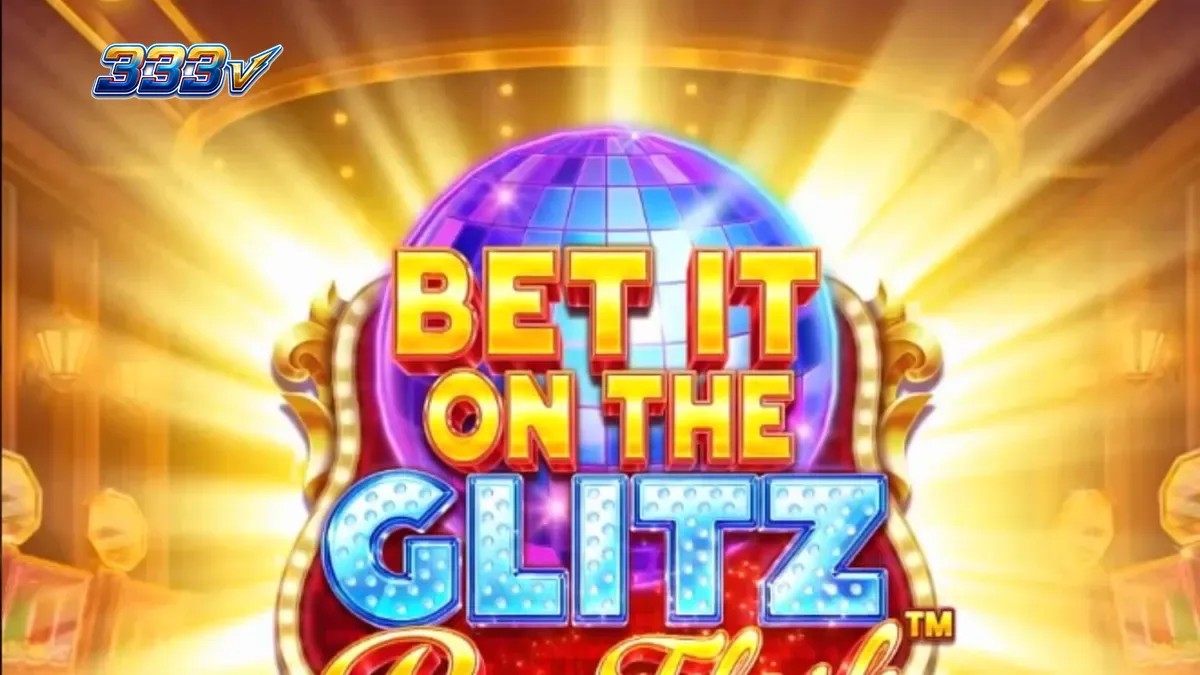 Tampilan visual neon yang mewah dari slot Bet It on the Glitz Re-Flash